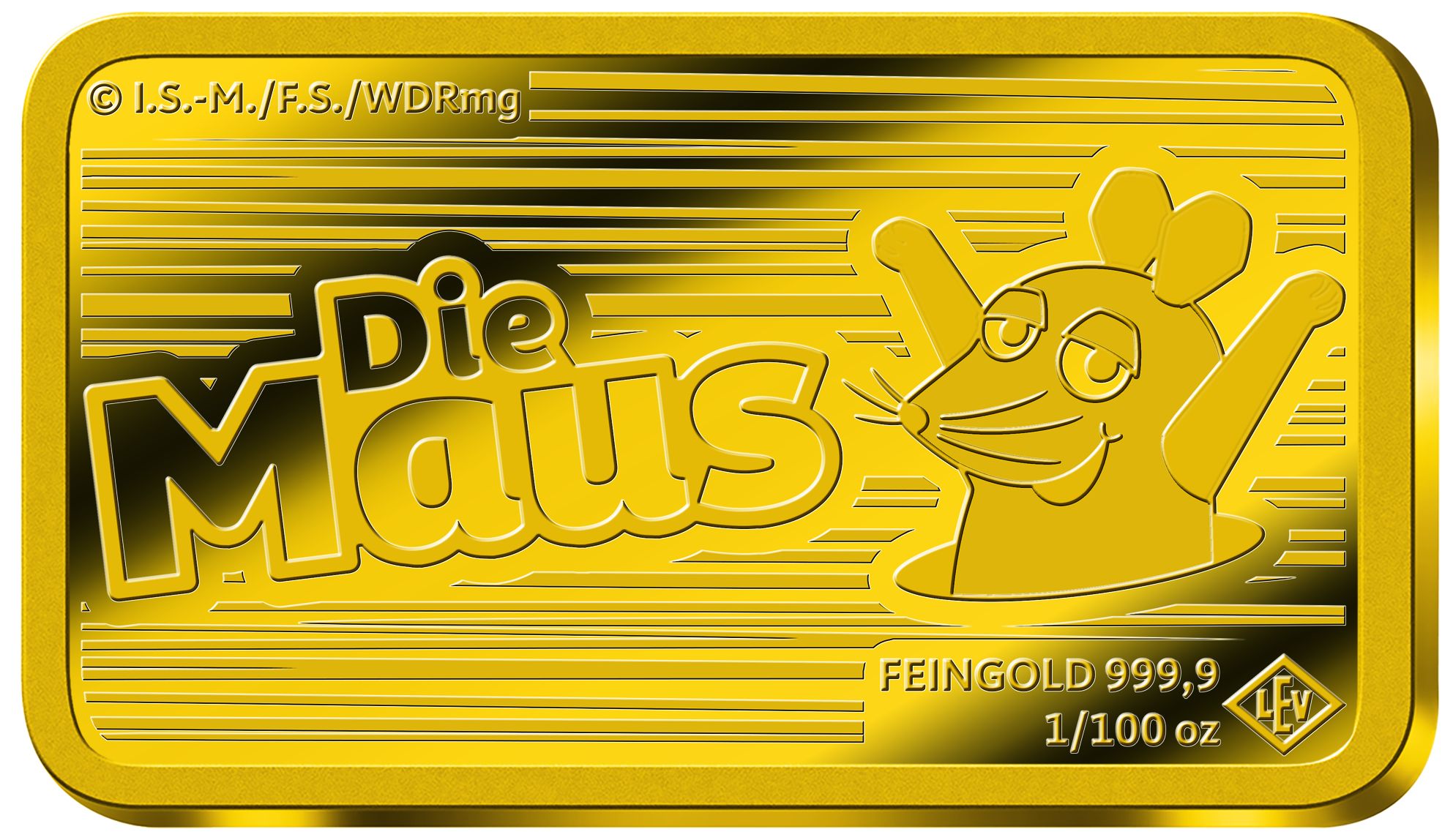 Goldbarren Die Maus