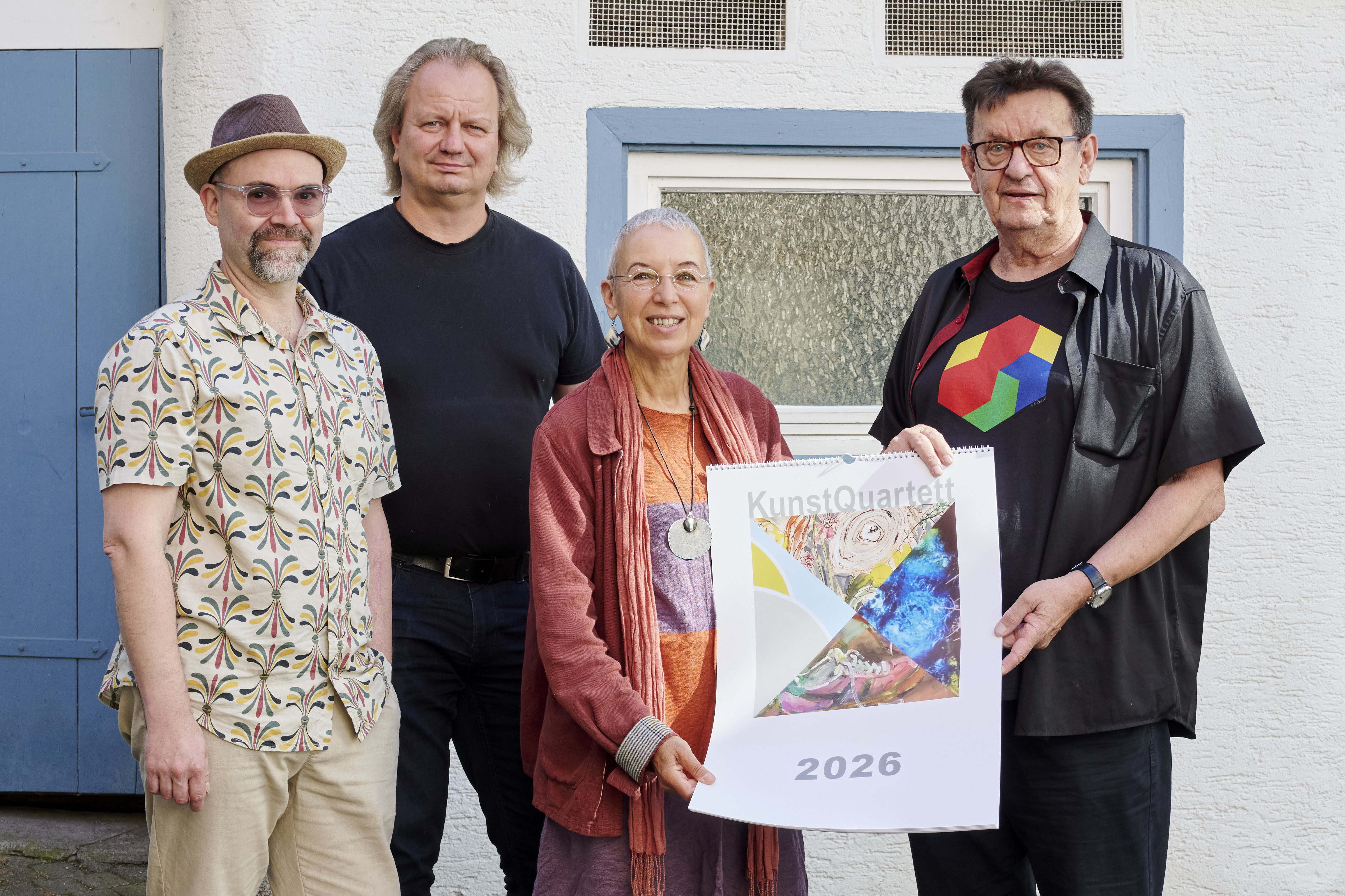 4 Künstler mit Kunstkalender